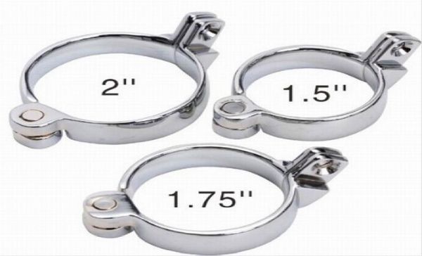 5 tamanhos para escolher peças de dispositivo de metal bdsm bondage pênis bloqueio gaiola gabine