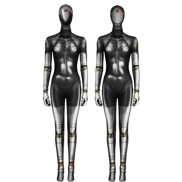 jesais atomic heart wins natasha cosplay bodysuit ballerina isesie atomic bionic robt -робот на костюм на хэллоуин