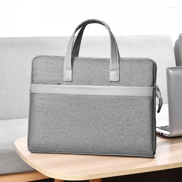 Briefzusammenzüge Laptop Bag Business Herren 14-Zoll tragbares Dokument Aktentasche anpassbar