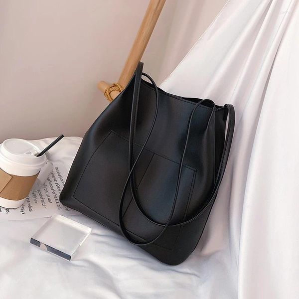 PULHO DE CATURA PU COURO LOUTO Bolsas femininas para mulheres Bolsas de designer de luxo Senhoras coreanas de grande capacidade de moda feminina bolsa