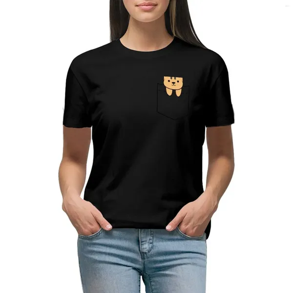 Camiseta feminina de polos de bolos de bolos