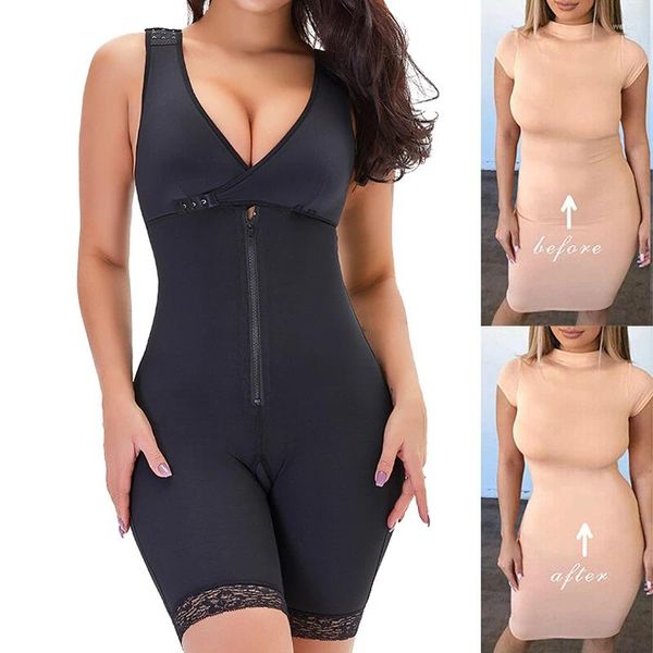 Frauen Shaper Full Magic Body Shaper Frauen Taillentrainer Bodysuit Bollifter Offener Schritt Korsett Schlampe Hülle Plus Größe Push Up Unterwäsche