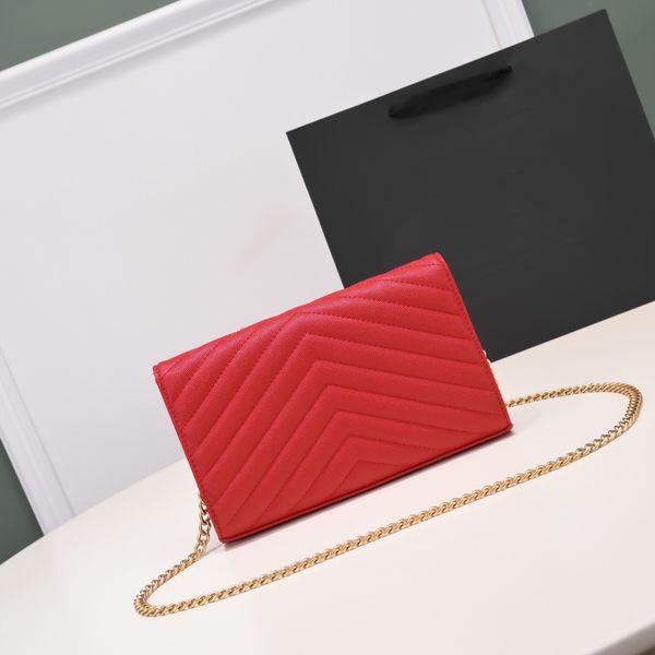Designer Taschen Umhängetaschen hochwertige Kaviarkette Handtaschen Messenger -Kettenbeutel Totes Wallet Clutch Flap Bag07