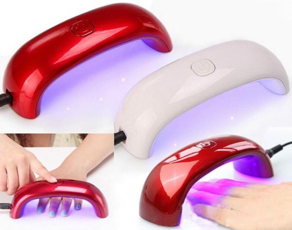 2022 Neueste Ankunft Schöne 9W UV Niale Lampe Nagelkunst Gel Polnisch LED LEGNELLER FINGER FINGER DRY3071455