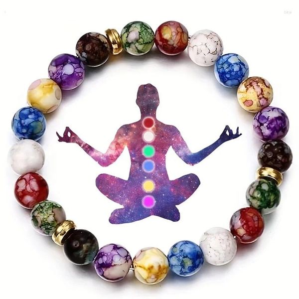 Strand 7 Chakra Crystal Bracelet for Women Yoga Meditação Gift Balance Protection Energy