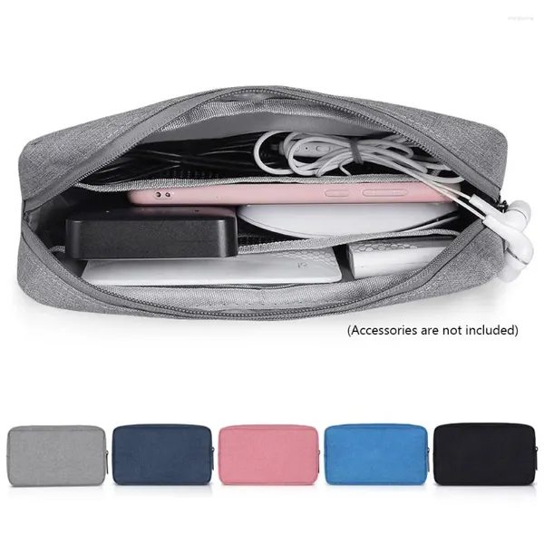 Aufbewahrungstaschen großer Kapazitätsbeutel HDD USB -Kabel -Earphone -Organizer Gadget Devices Beutel Reise tragbares Make -up -Abdeckungsabdeckung Digitales Zubehör