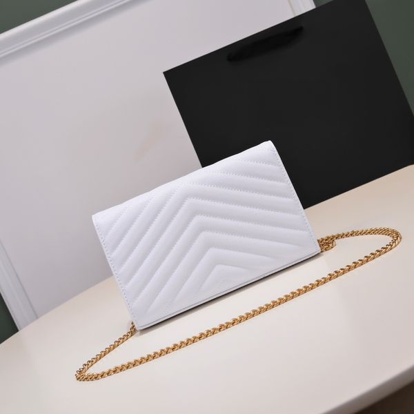 Designer Taschen Umhängetaschen hochwertige Kaviarkette Handtaschen Messenger -Kettenbeutel Totes Wallet Clutch Flap Bag06