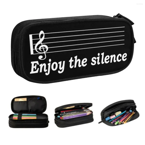 Depeche Cool Mode Корейский карандаш для карандаша Boy Girl крупный хранение электронная музыка сумка для студентов Студенты канцелярские товары