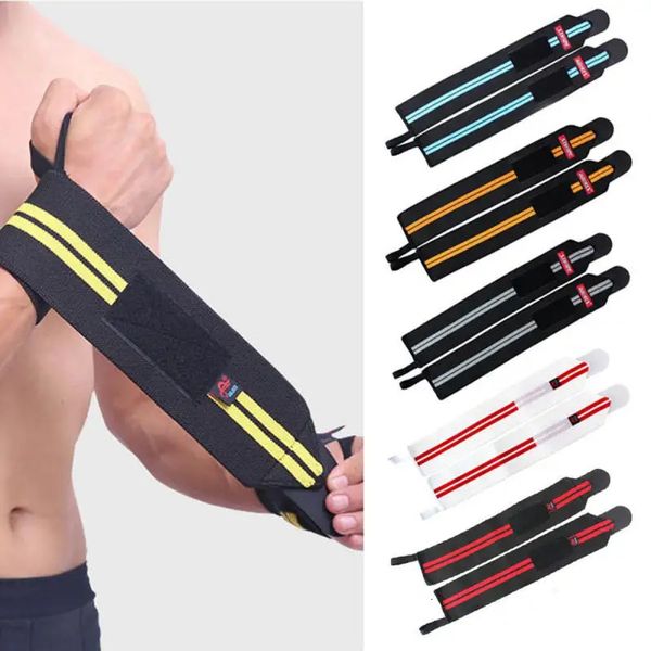 12 Pulseira Suporte de pulseira Levantamento de peso Ginástica Brace Strap Wrap CrossFit Powerlifting 240423