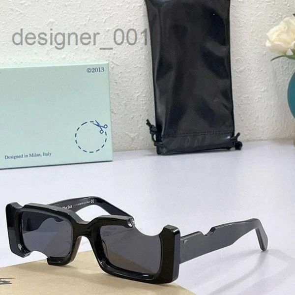 Herren Womens Designer Sonnenbrille Luxus cooler Stil Heiße Mode klassische dicke Teller schwarz weiße Quadratrahmen Brille Off Man Brille mit Original Box Bvmq