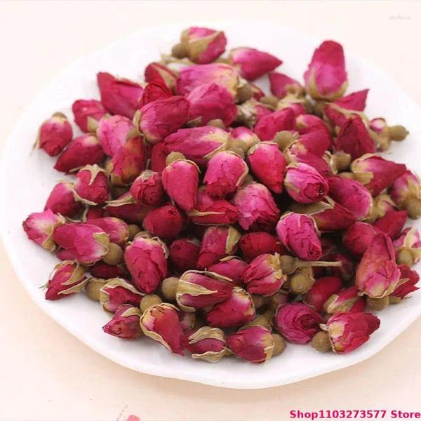 Flores decorativas top top natural rosa seco usado para a decoração de velas para decoração de casamento preenchimento de travesseiro diy