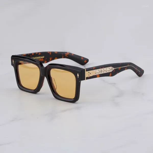 Солнцезащитные очки оригинальные квадратные черепаховые очки рамки мужчины оттенки классические серии белизей