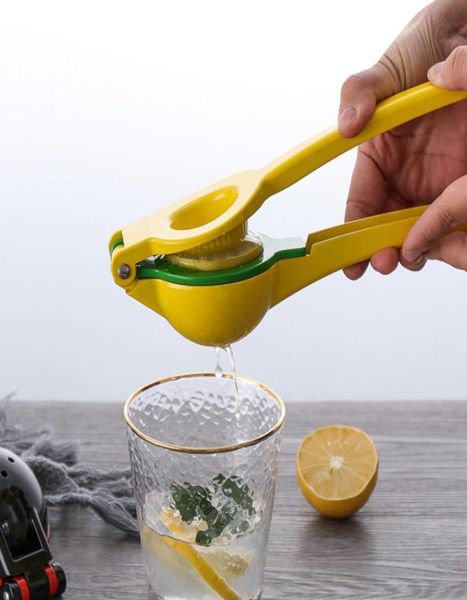 2021 Новый металлический лимонный сжимак Хенд сдерживает соковыжималку с двойной миской лимонной лаймовой ручной ручной
