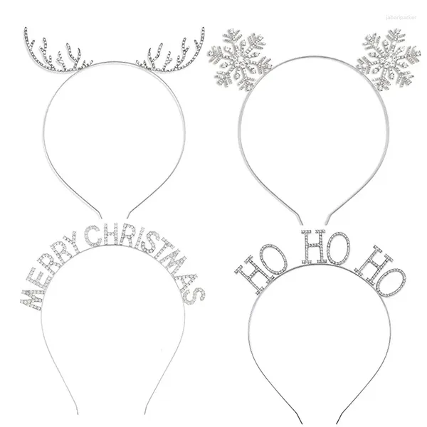 Haarclips Schöne Weihnachtsgeweihe Hirschdekoration Stirnband Accessoires Party Schmuck für Kinder oder Mädchen