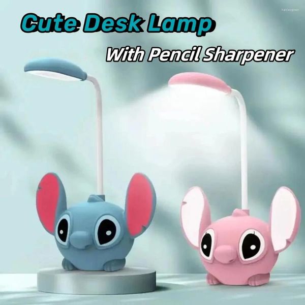 Lampade da tavolo Stitch Night Light Distanza LED LAMPAGNO LADAGGIO CON ACCONTENERE PENTALE BIDI PIÙ GIOCHI BIBILI CHIEDI PER GIFTER CHIEDI