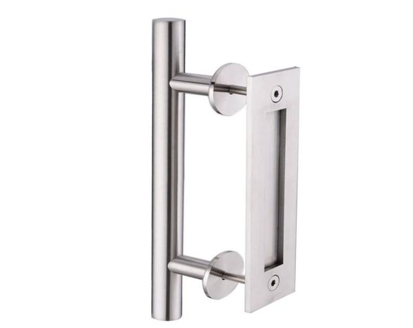 Porta della porta scorrevole in acciaio inossidabile in acciaio inossidabile con parenti in legno a filo 8358729