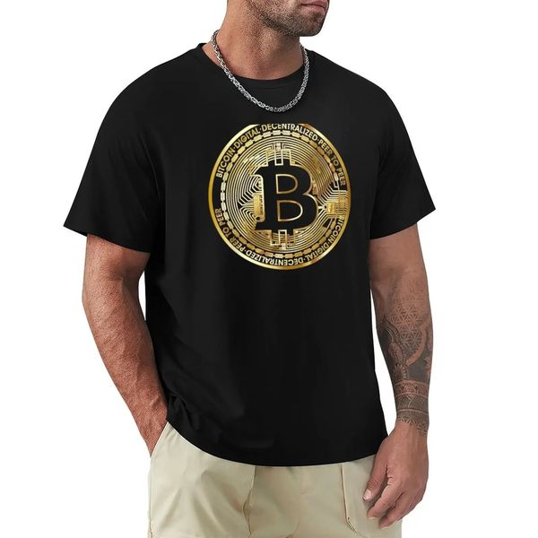 Bitcoin BTC Coin Crypto Trader Bitcoin Future Freedom Tshirt Plus Tops Summer Tops Blacks Mens Tascing Tanne 240419