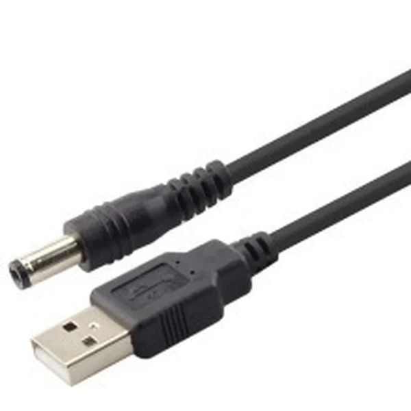 USB para DC5.5 4.0 3.5 cabo de alimentação Fio de cobre puro Adaptador elétrico Adaptador de cabo USB Acessórios para celular de carregamento por cabo