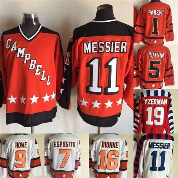 Kob Campbell All Star Game Forseys 1 Eddie Giacomin 16 Marcel Dionne 4 Bobby Orr 7 Paul Coffey 10 Guy Lafleur 11 Mark Messier Hokey Formaları