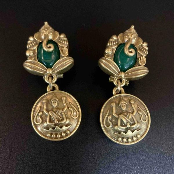 Серьги -с серьгами antique преувеличенные гальванические