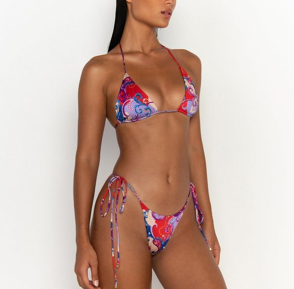 Biquíni feminino Paris Conjunto sexy de luxo de luxo designer moda de banho feminina fashion swim de praia usa clássicos push up mini trikini marca de manha