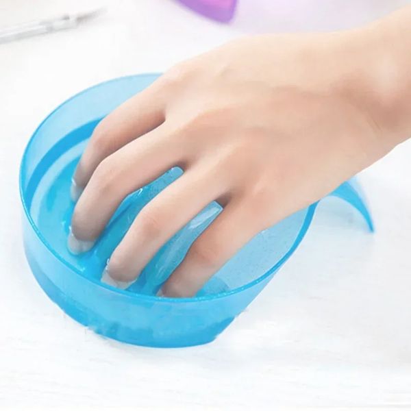 Maniküre Schüssel Einweichen Finger Acryl Tipp Nagel Soaker Behandlung Entferner für DIY Salon Nagel Spa Badbehandlung Maniküre Werkzeuge