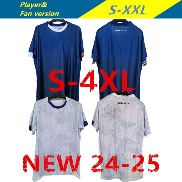 4xl 3xl 24 25 Confianca Mens Soccer Jerseys Home Blue White White с коротким рукавом бразильские клубы футбольные рубашки для взрослых