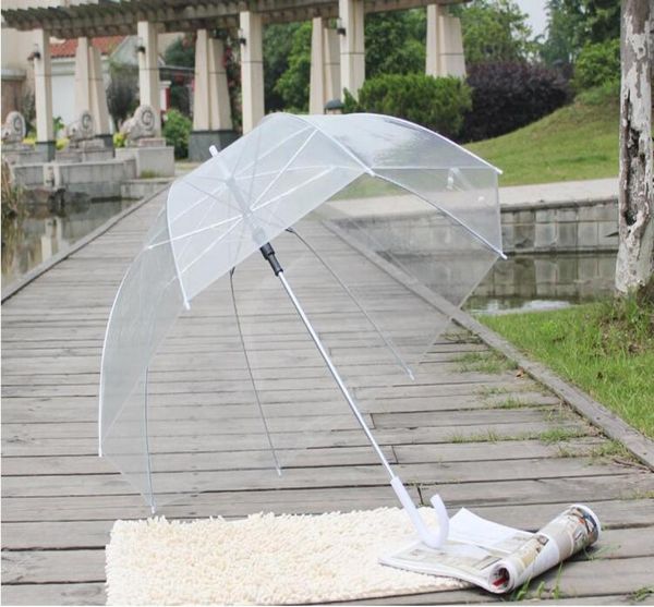 Stilish semplicità bolle a cupola profonda ombrelli manico lungo apollo ombrello trasparente ragazza di funghi ombrello a bolla chiare ambientam7261652