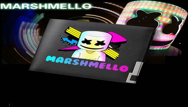 Marshmello Wallet Chris Comstock Geldbörse Top DJ Dotcom Short Cash Note Hülle Geld Notecase Leder Burse Bag Card Halter9929139