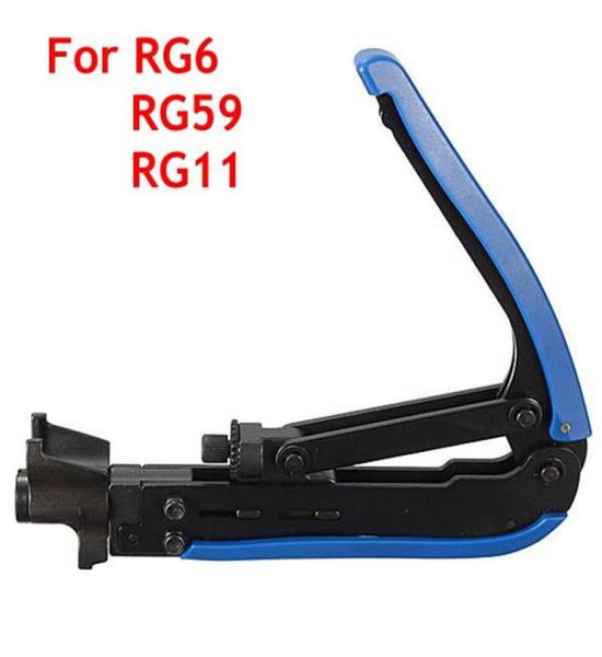 Strumento di compressione del cavo coassiale RG1 RG59 di alta qualità RG59 per il connettore F CATV Satellite5227174