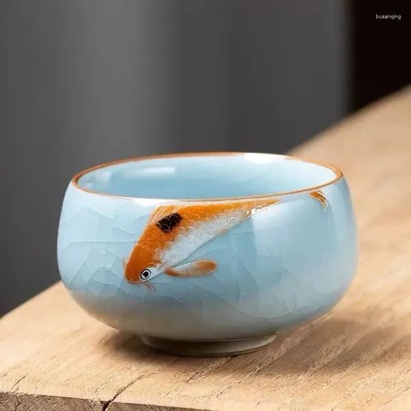 Чашки блюдцы ru kiln teacup ceramic ru-porcelain gracked garze Master Cup отдельная чая чая