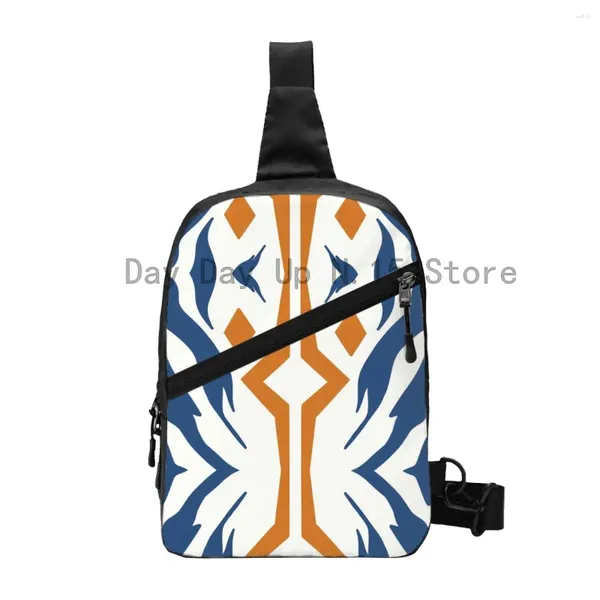 Backpack Mode Fulcrum Ahsoka Tano Cosplay Sling Tasche für reisende Männer Sci Fi Stammeskriege Brustkreuzkörper Schulter Daypack