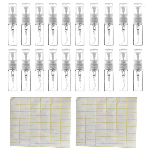 Garrafas de armazenamento 100pcs 3ml Spray Garmand Small Cosmetic Packing Atomizer Perfume Atomizando Recipiente de Líquido para Viagem