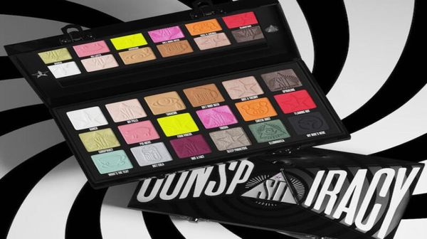 NUOVO J STAR X SHANE DAWSON ESHESHADOW Platte 18 colori luccichio e opaco di cooperazione Halloween Ocegli di cooperazione 2556023