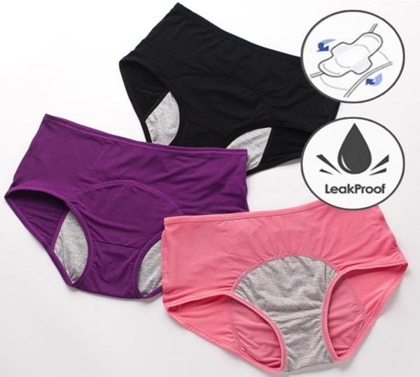 Panties -de -calcinha de higiene feminina Feminina Prova de vazamento Mulheres calcinhas menstruais Mulheres roupas íntimas calças fisiológicas Briefas femininas7430318