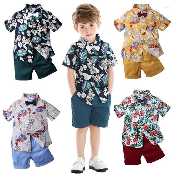 Комплекты одежды для мальчика для мальчика 1-7 лет летние шорты с коротки
