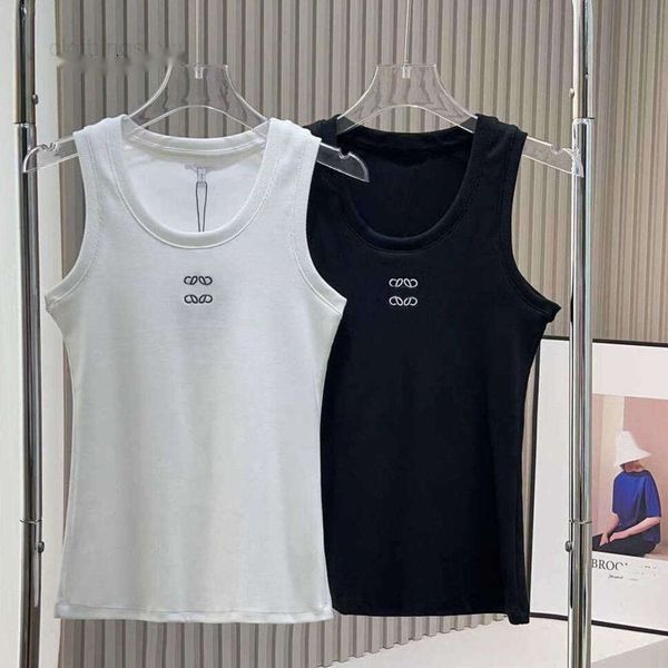 Kadınlar bluzlar gömlek tasarımcısı tişört kadınlar kırpılmış üst t tank anagram normal pamuk jersey kamis kadın tees nakış tencere için yoga üst basit yelek 8a