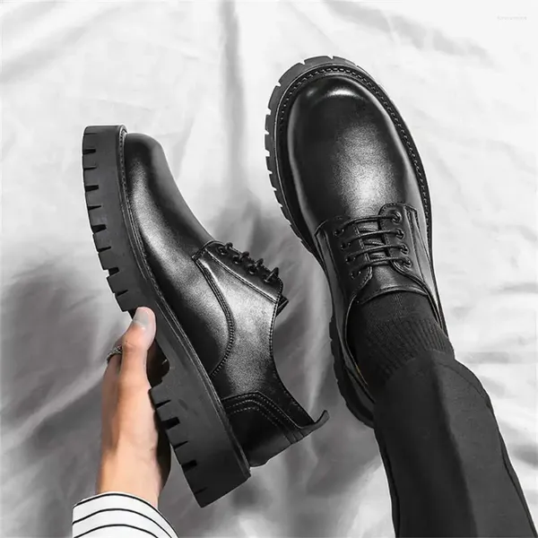 Kleiderschuhe Büro rund Nase Boy Hochzeit elegante formelle Kleider für Männer Luxus -Sneaker Sport Order Hand gemacht