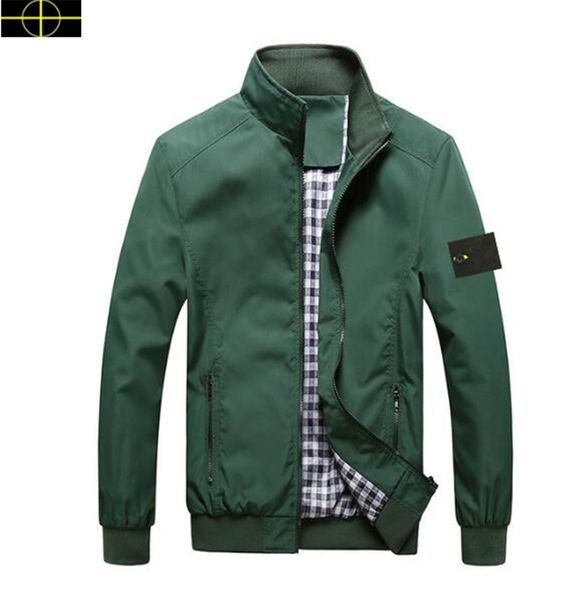 taş ceket moda yeni erkekler tasarımcı ceket bahar ve sonbahar ceket beyzbol ince stil klasik sıradan ceket fermuar ceket
