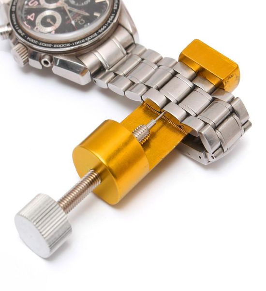 Strumenti d'oro Professional Watch Tool Tool Kit pezzi di ricambio per orologi Strumenti per orologiai Remover Orologi Horloge GereedsChap8600484