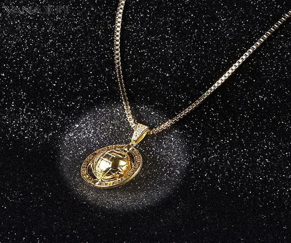 Ожерелья Vanaxin Vintage Antique World Globe Map Хип -хоп подвесной ожерелье для ожерелья для ювелирных украшений.