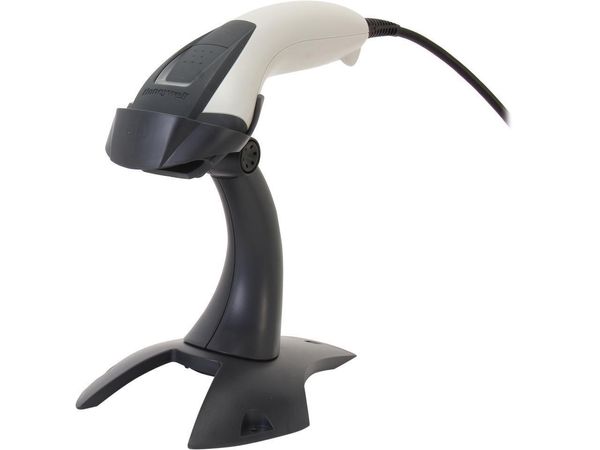 Voyager 1200G Wired Laser 1D Barcode Scanner, RS232/USB/KBW/IBM, Elfenbein (nur Scanner) - 1200G -1