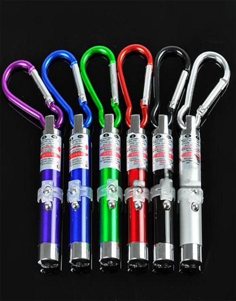 Laser Pointer Unterricht Stift UV Light Torch Mini 3in1 Red LED Taschenlampe Super hell Handy Keychain2714396