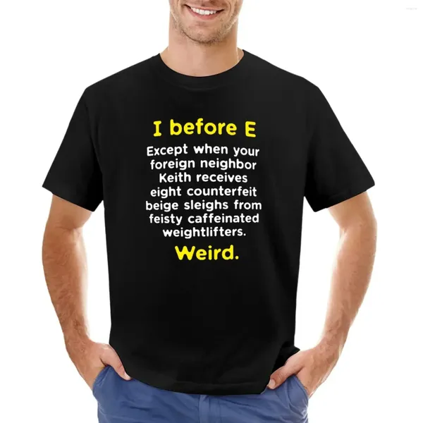 Canotte maschili tops divertenti grammatica inglese geek secchione prima di e-shirt sport sports abbigliamento estivo
