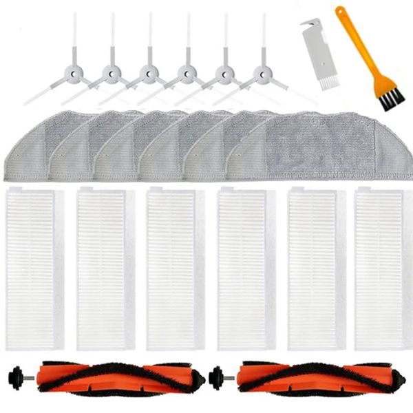 Hauptpinsel -Pinsel -Seite HEPA -Filter -Mop -Stofflappen für Xiaomi G1 Mi Roboter Vakuum Essentielles Zubehör Ersatzteile 240418