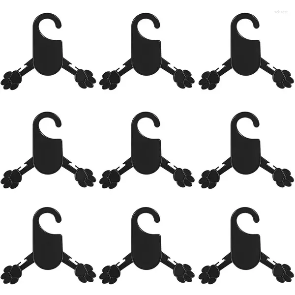 Hundekleidung 10pcs Haustierkatze Kleidungsstoffe kleine Plastikbügel Kinder Babys Kinder Kleidung Accessoires