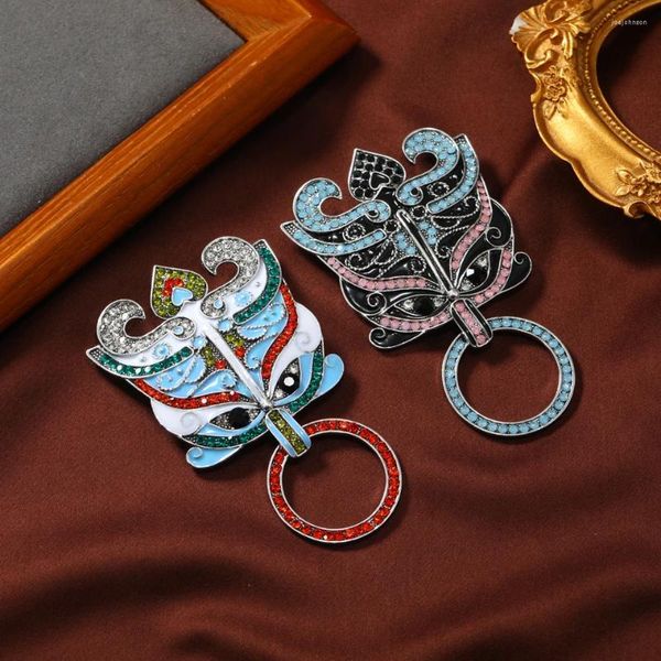 Broches Muylinda Chinesa Tradicional anel da porta Lion Broche de esmalte e acessórios de pinos de esmalte e alfinetes
