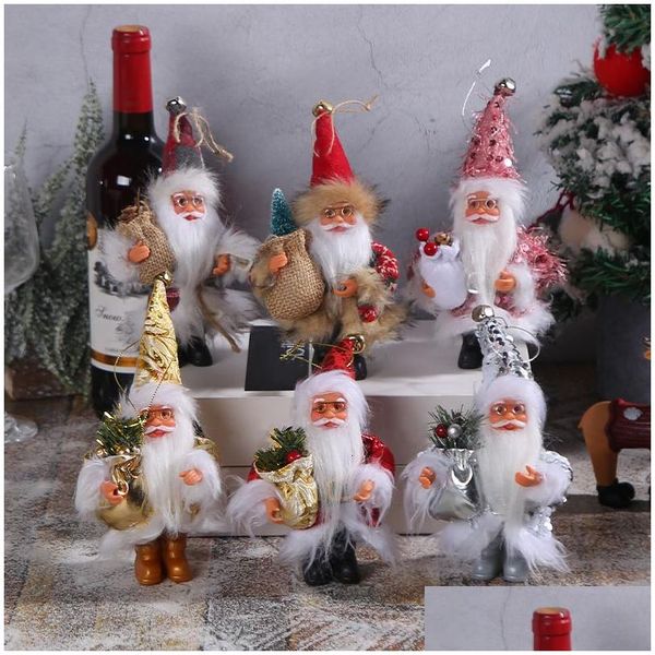 Decorações de Natal EES Ornamentos de árvore em casa Longo Darize Elfo Decoração de Penduramento de Penduramento P Dolls Drop Delivery Garden Party Festive Party