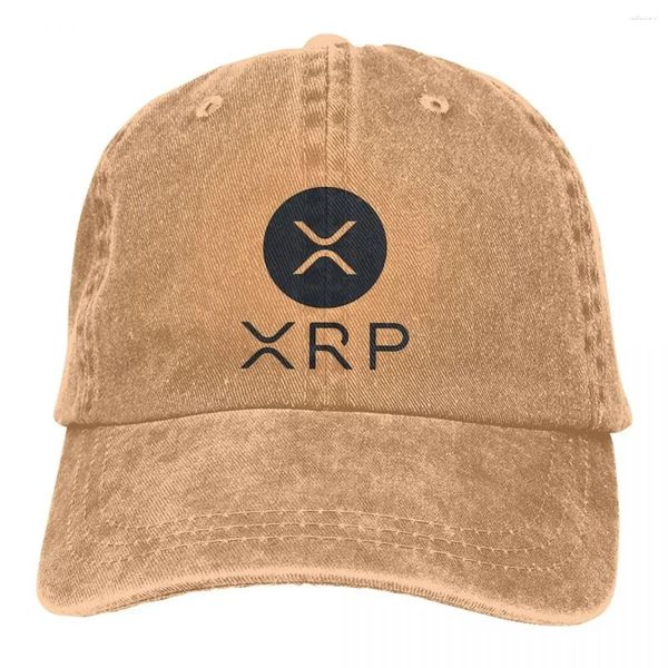 Ball Caps Summer Cap Sun Visoor xrp Полный хип -хоп криптовалюта ковбойская шляпа с пиковыми шляпами