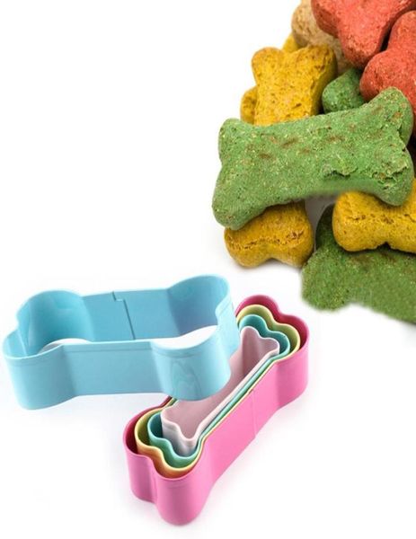 Stampi da forno 5 pezzi in acciaio inossidabile cutter stampo stampo per cane cookie a forma di osso per bambini torta e strumenti di decorazione 2899126